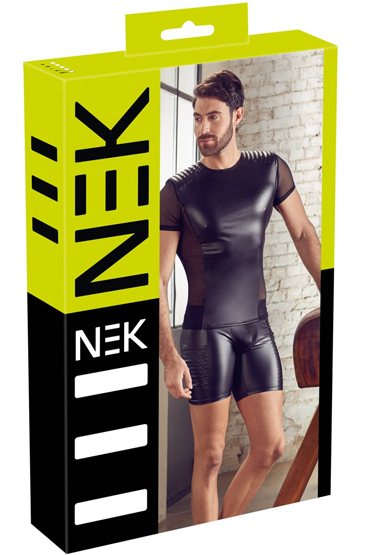 Orion NEK Мужская футболка с сеткой, черная - фото 7