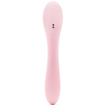 KisToy A-King, розовый - Вибромассажер-кролик с функцией расширения - купить в секс шопе