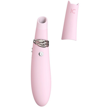 KisToy MISS CC, розовый - Вибромассажер с мембранным стимулятором - купить в секс шопе