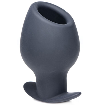 Новинка раздела Секс игрушки - XR Brands Master Series Ass Goblet Silicone Hollow Anal Plug Large, черная