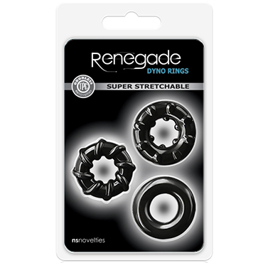 NSnovelties Renegade Dyno Rings, черный — фото 1