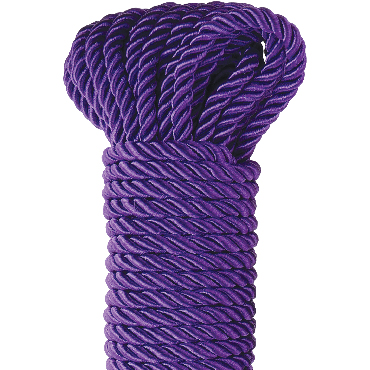 Pipedream Fetish Fantasy Series Deluxe Silk Rope, фиолетовая — фото 3