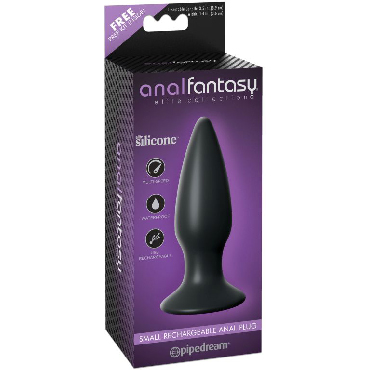 Pipedream Anal Fantasy Elite Small Rechargeable Anal Plug, черная