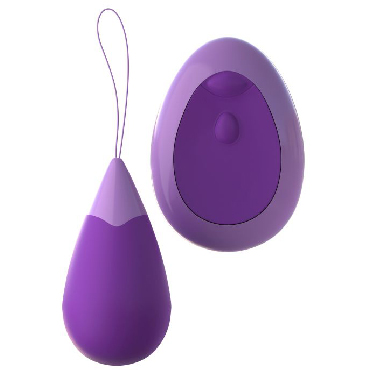 Pipedream Fantasy For Her Remote Kegel Excite-Her, фиолетовый - Вибростимулятор с пультом ДУ для тренировок Кегеля - купить в секс шопе