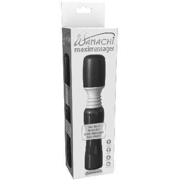 Pipedream Wanachi Maxi Massager, черно-белый — фото 1
