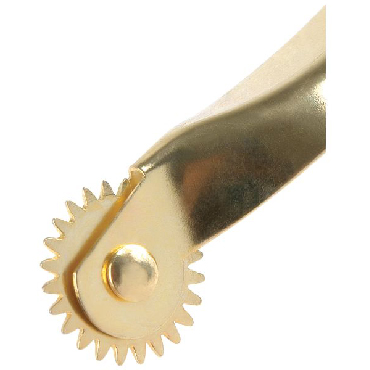 Pipedream Fetish Fantasy Gold Wartenberg Wheel, черно-золотое — фото 3