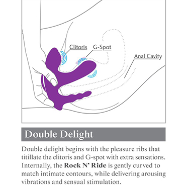Pipedream 3Some Rock N' Ride, фиолетовый — фото 6