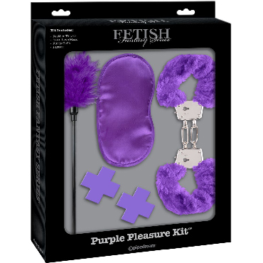 Pipedream Fetish Fantasy Series Limited Edition Purple Passion Kit, фиолетовый, Набор БДСМ аксессуаров
