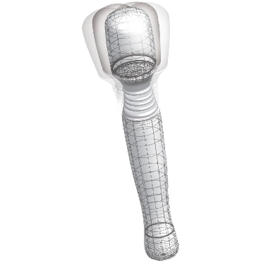 Pipedream Mini Wanachi Massager, белый — фото 3