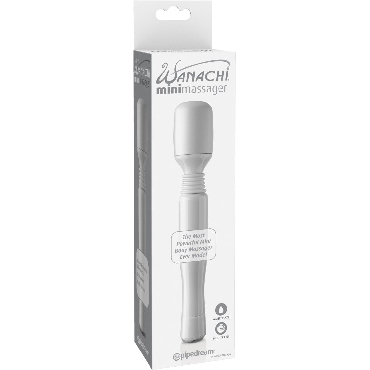 Pipedream Mini Wanachi Massager, белый — фото 1