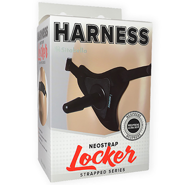 Sitabella Harness Locker, черные, Трусики со съемным плагом для насадок