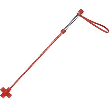 Sitabella Стек плетеный с металлической рукоятью, красный, Хлопушка в форме креста