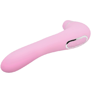 Adrien Lastic Midnight Quiver Alive, розовый - Вакуумный стимулятор клитора и вибростимулятор в одном - купить в секс шопе