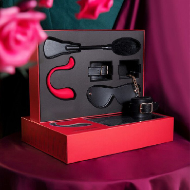 Svakom Limited Edition Bdsm Gift Box, черно-красный - Подарочный БДСМ-набор из лимитированной серии - купить в секс шопе