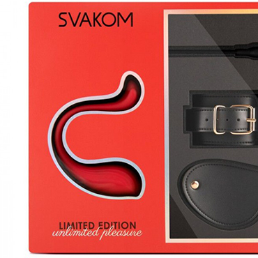 Svakom Limited Edition Bdsm Gift Box, черно-красный, Подарочный БДСМ-набор из лимитированной серии и другие товары Svakom с фото