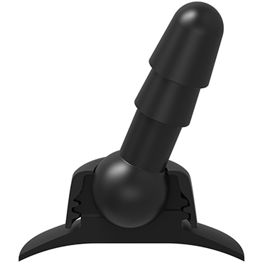 Новинка раздела Секс игрушки - Doc Johnson Vac-U-Lock Deluxe 360° Swivel Suction Cup Plug, черный