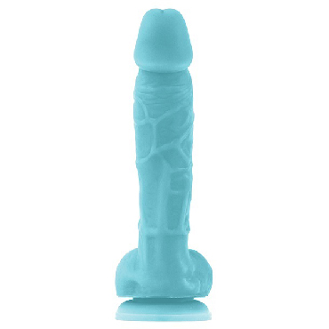 NS Novelties Firefly Pleasures Dildo 17см, голубой — фото 1