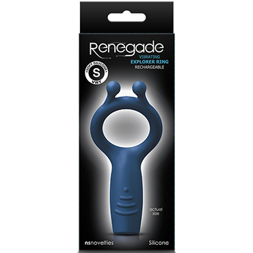 NS Novelties Renegade Explorer Ring, синее — фото 2