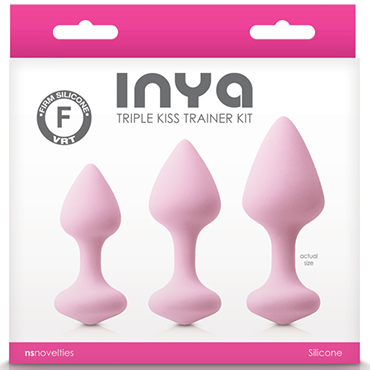 NS Novelties Inya Triple Kiss Trainer Kit, светло-розовый - фото, отзывы