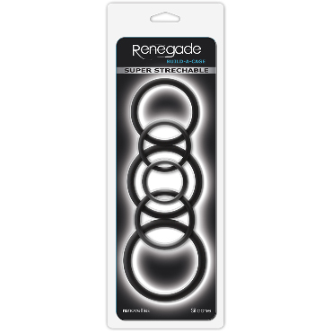 NS Novelties Renegade Build-A-Cage Rings, черный — фото 1