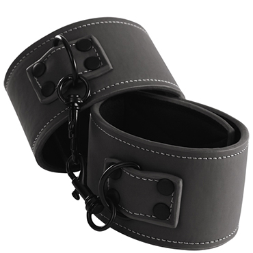 NS Novelties Renegade Bondage Wrist Cuff, черные — фото 2