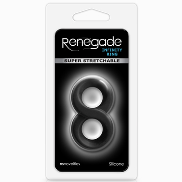NS Novelties Renegade Infinity Ring, черное - фото, отзывы
