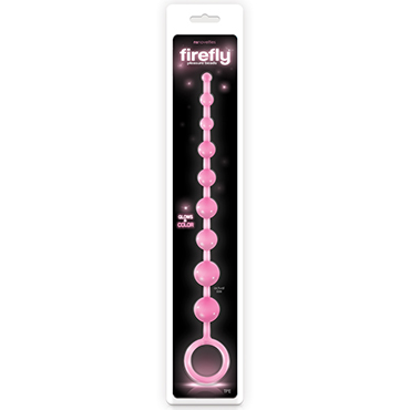 NS Novelties Firefly Pleasure Beads, розовая - фото, отзывы
