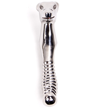 O-Products Prostate Stimulator with Dogface, серебристый — фото 2