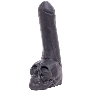 O-Products Cock with Skull, черный, Фаллоимитатор гигант с черепом
