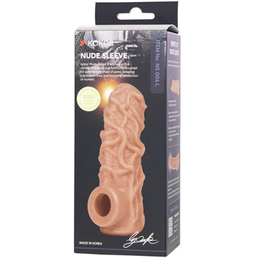 Новинка раздела Секс игрушки - Kokos Nude Sleeve NS.004 L, телесная