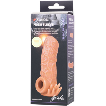 Новинка раздела Секс игрушки - Kokos Nude Sleeve NS.005 M, телесная