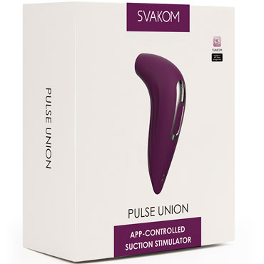 Svakom Pulse Union, фиолетовый, Бесконтактный стимулятор клитора с управлением через приложение Svakom и другие товары Svakom с фото