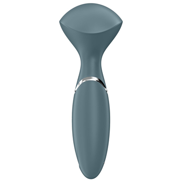 Вибромассажер мини Mini Wand-er серый - фото, отзывы