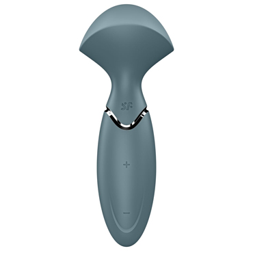 Вибромассажер мини Mini Wand-er серый -  - купить в секс шопе