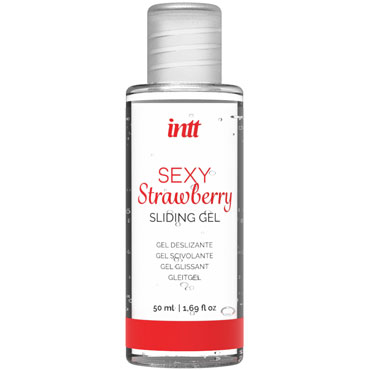 Intt Brazilian Panty + Strawberry Sliding Gel, черный - фото, отзывы