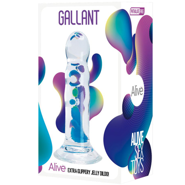 Фаллоимитатор Gallant Jelly Dildo прозрачный