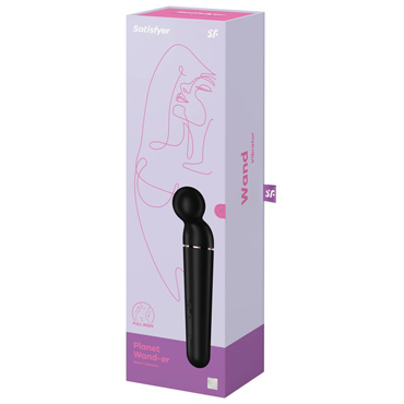 Satisfyer Planet Wand-er, чёрный, Универсальный вибромассажёр и другие товары Satisfyer с фото