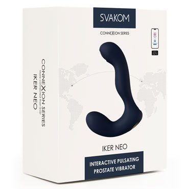 Svakom Iker Neo, синий - подробные фото в секс шопе Condom-Shop