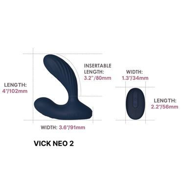 Новинка раздела Секс игрушки - Интерактивный вибромассажер простаты Svakom Vick Neo 2