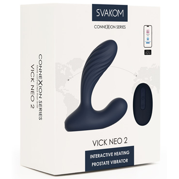 Интерактивный вибромассажер простаты Svakom Vick Neo 2 - подробные фото в секс шопе Condom-Shop