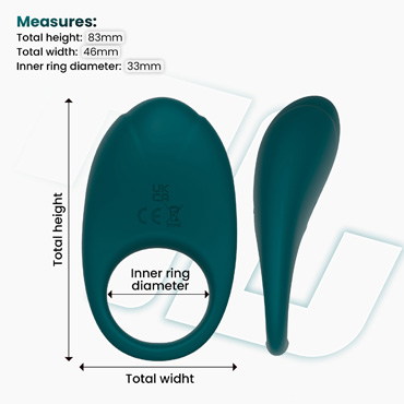 Интерактивное виброкольцо INTOYOU Ringo, С управлением через приложение и другие товары IntoYou с фото