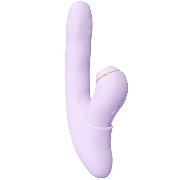 Многофункциональный вибромассажер Svakom DuoGlow - Со съёмным клиторальным пульсатором и управлением через приложением - купить в секс шопе