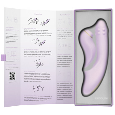 Многофункциональный вибромассажер Svakom DuoGlow - подробные фото в секс шопе Condom-Shop