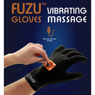 Виброперчатка Fuzu Vibrating massage glove, правая - Для массажа - купить в секс шопе