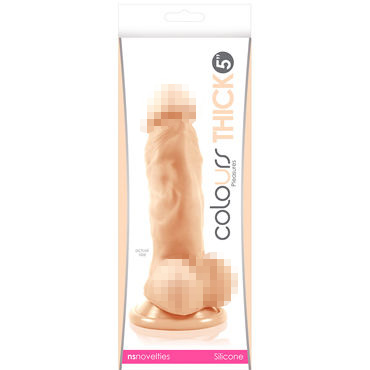 NS Novelties Colours Pleasures Thick 5", телесный