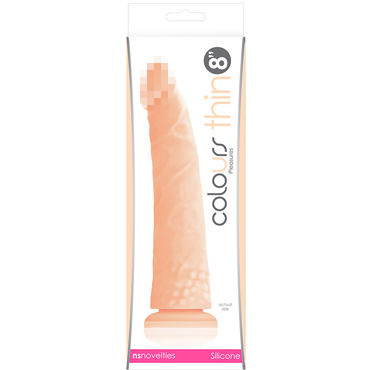 NS Novelties Colours Pleasures Thin 8", телесный — фото 1