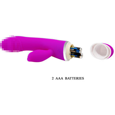 Baile Pretty Love David - Вибромассажер с клиторальным стимулятором - купить в секс шопе