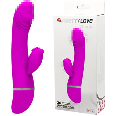 Baile Pretty Love David, Вибромассажер с клиторальным стимулятором