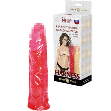 МиФ Насадка фаллоимитатор №9 Harness, розовая