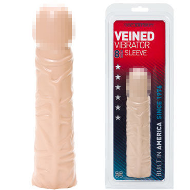 Doc Johnson Veined Vibrator Sleeve — фото 1